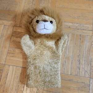 Plush Lion Hand Puppet for Kids